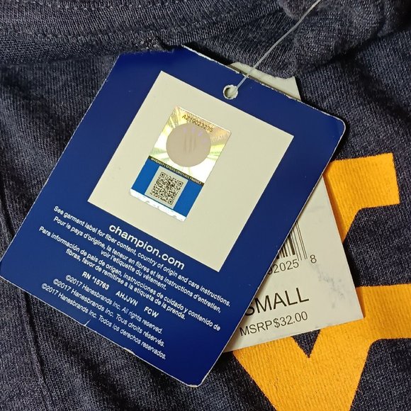 WVU Mountaineers Champions S Henley Shirt Long Sleeve West Virginia Mountaineers - Picture 8 of 9